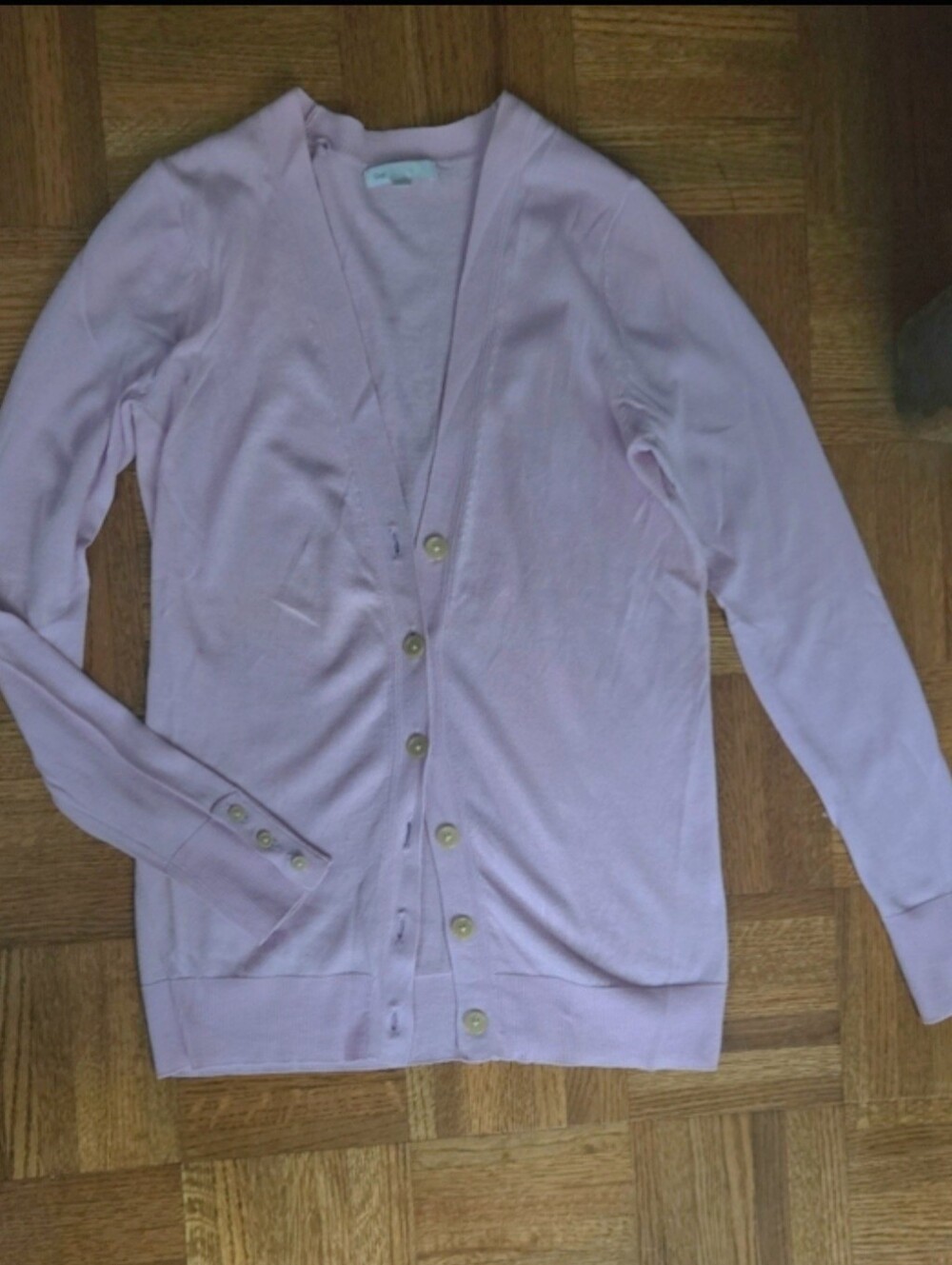 GAP LAVENDER BUTTON DOWN CARDIGAN SWEATER